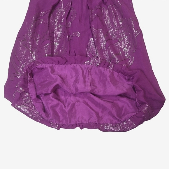 Nicole Miller Diossa Luna Strapless Mini Dress Magenta Purple Size 0 - Picture 12 of 14